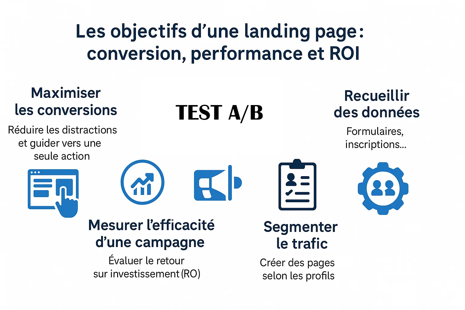 objectifs landing page