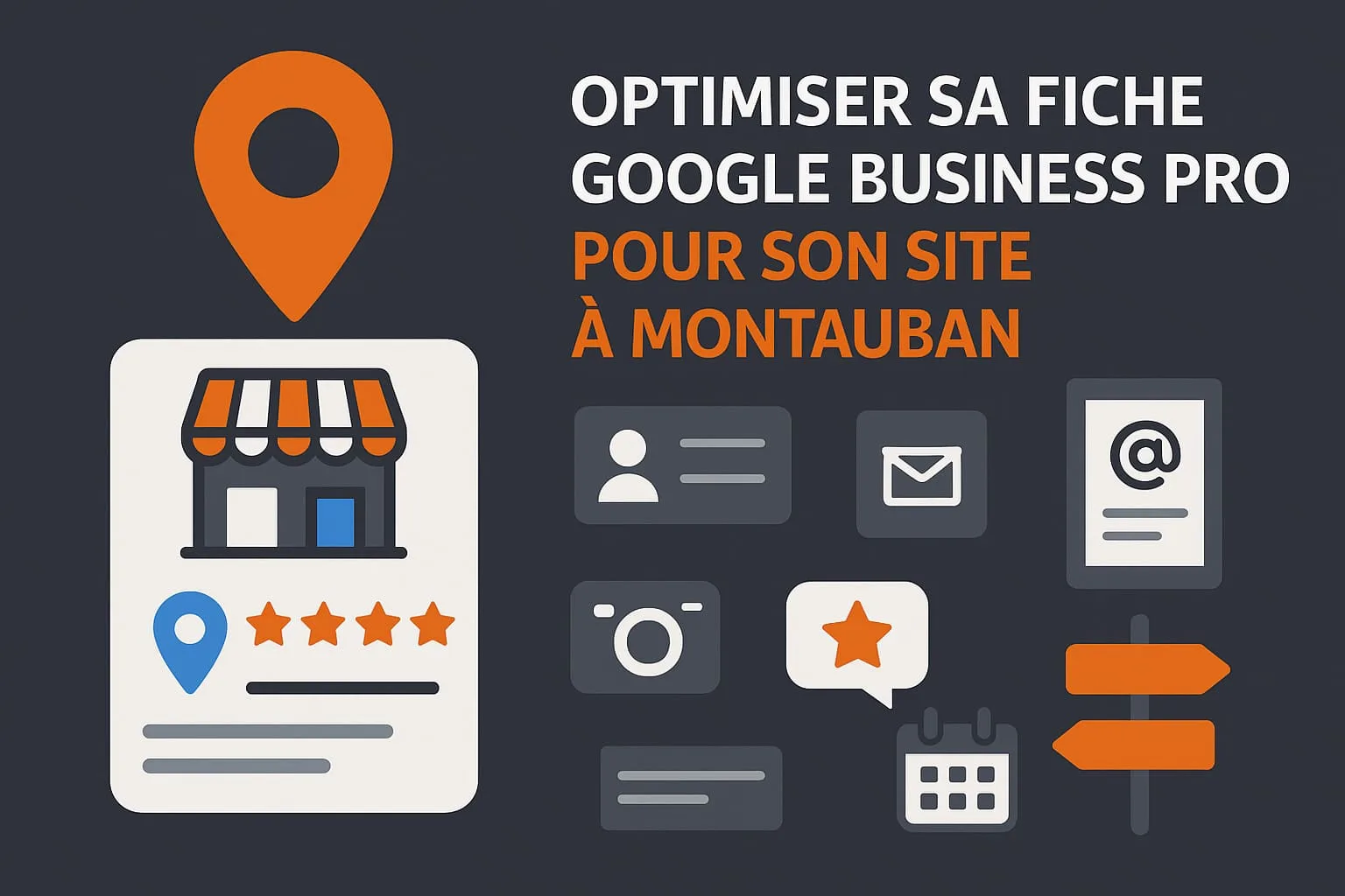 Optimisation d'une fiche Google Business Profile à Montauban