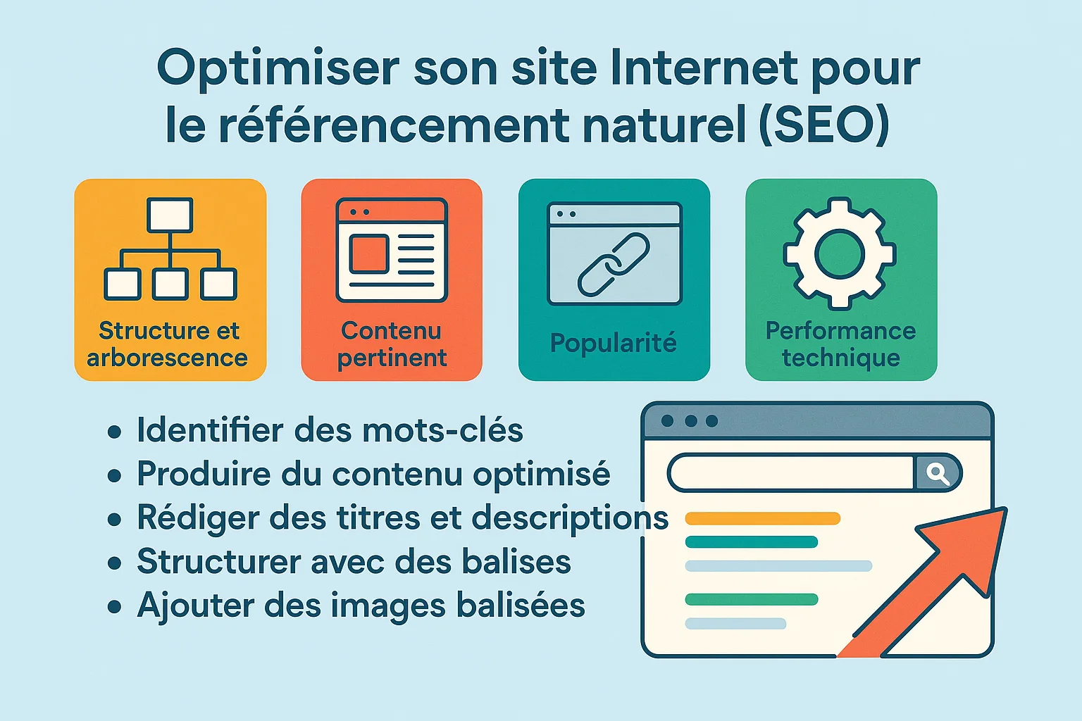Optimisation d'un site Internet pour le référencement naturel