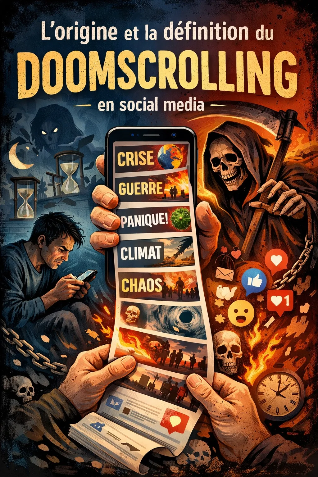 Origine et définition du doomscrolling