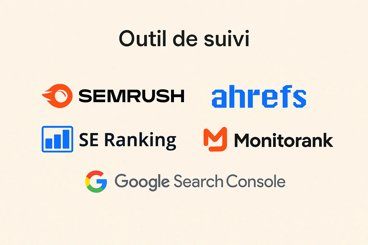 outil de suivi de positionnement SEO