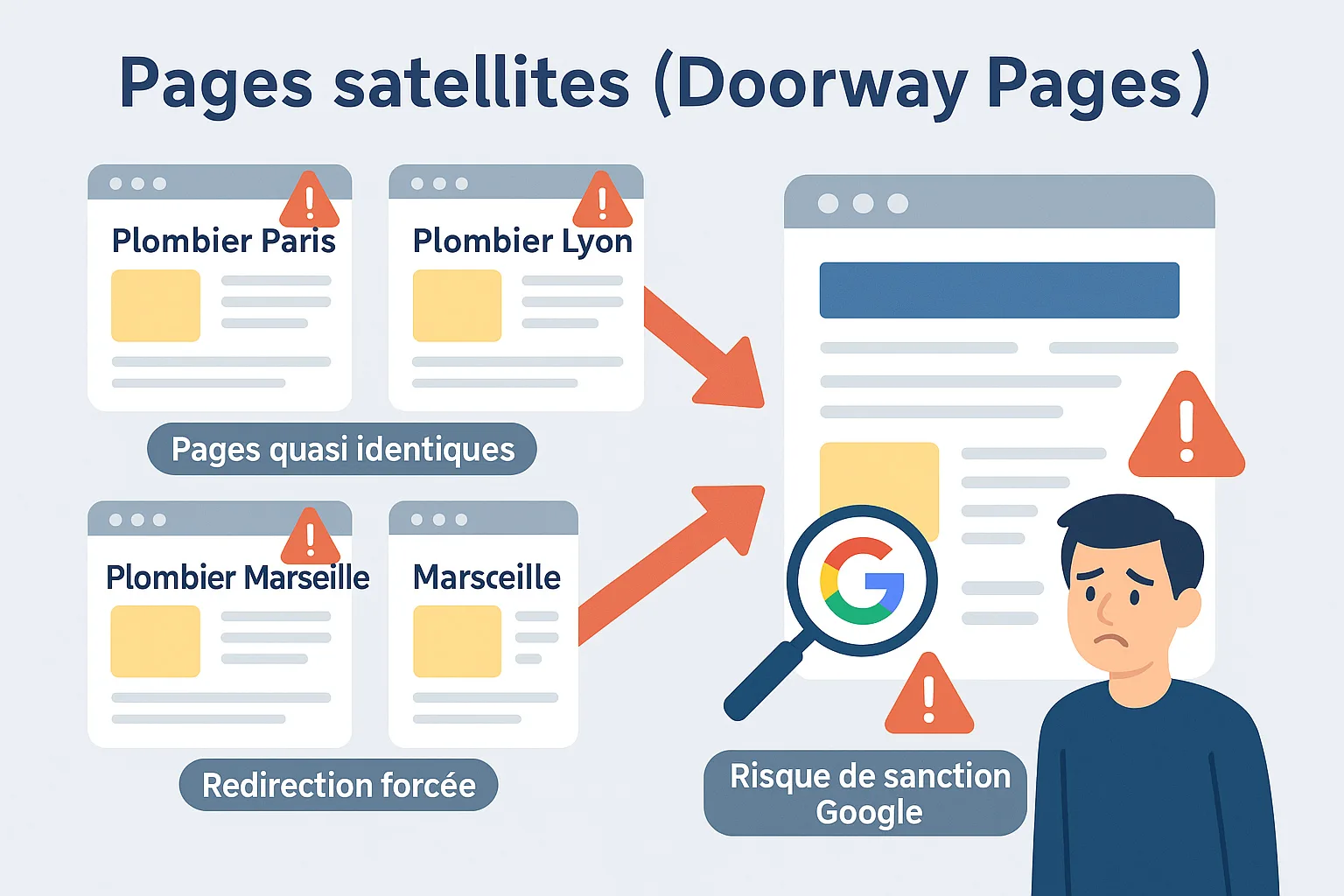 pages satellites spamdexing