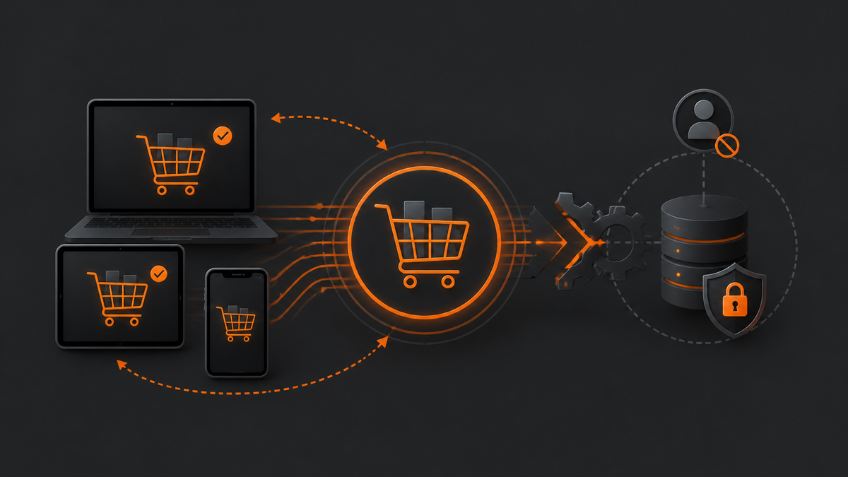 Conservation d’un panier entre plusieurs visites et plusieurs appareils