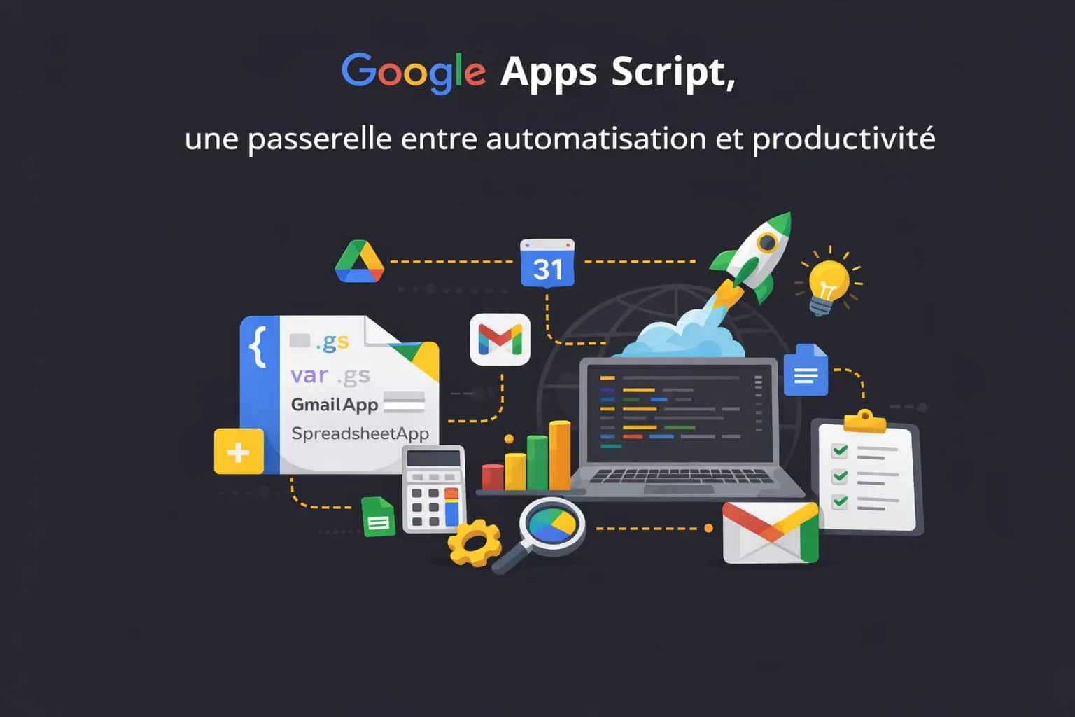 passerelle automatisation productivité Google apps script
