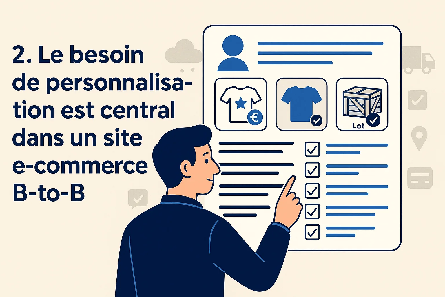 personnalisation site e commerce b to b