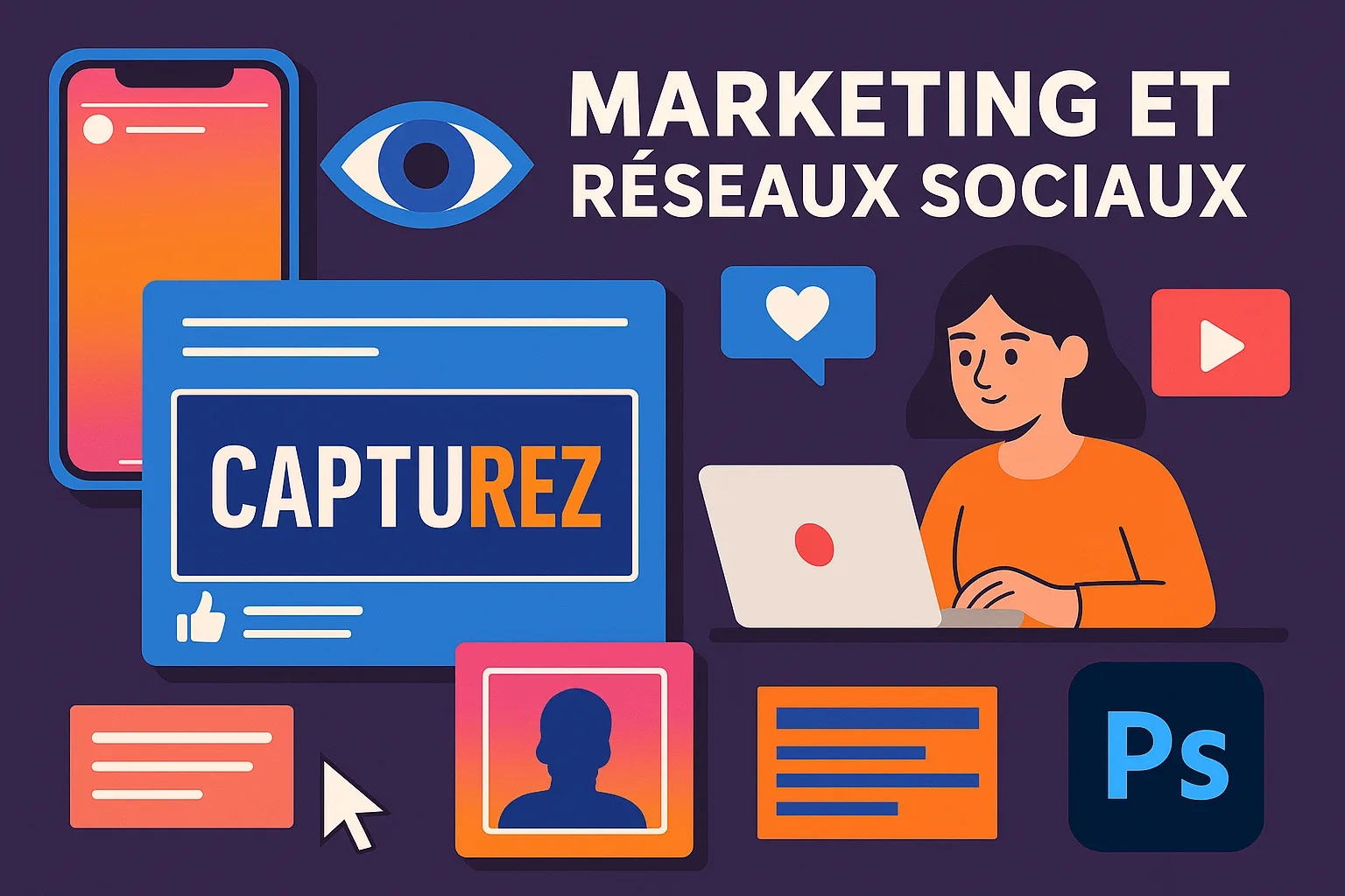 photoshop marketing reseaux sociaux
