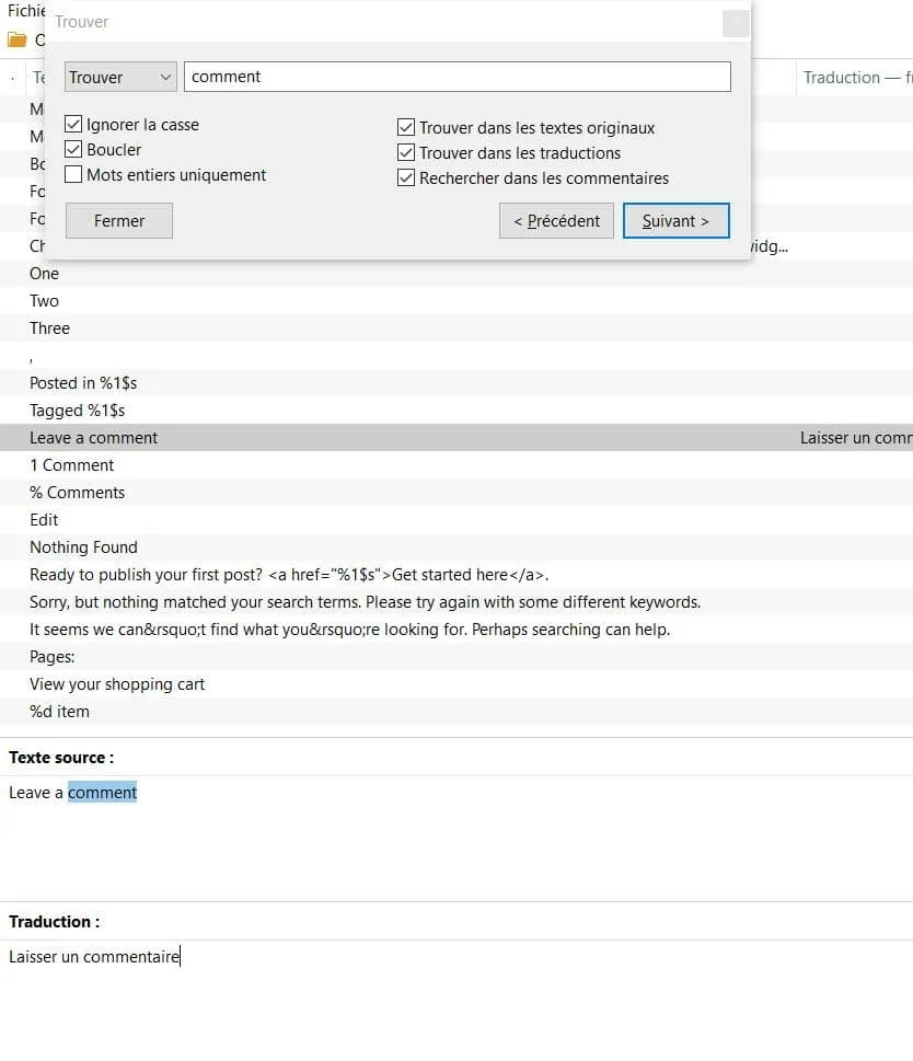 poedit traduire plugin