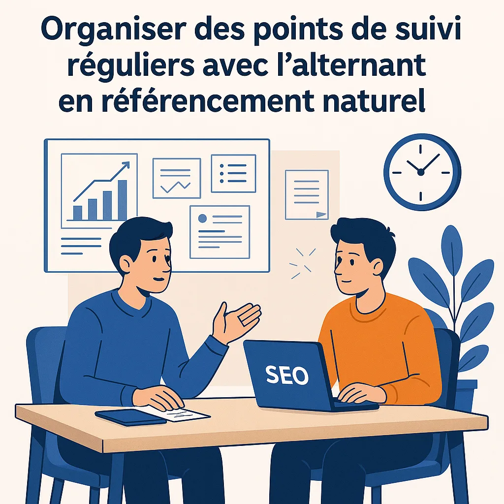 point de suivi regulier alternant SEO