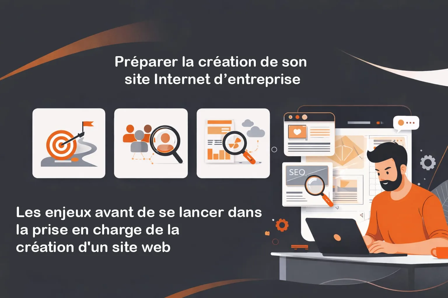 preparation creation site web entreprise