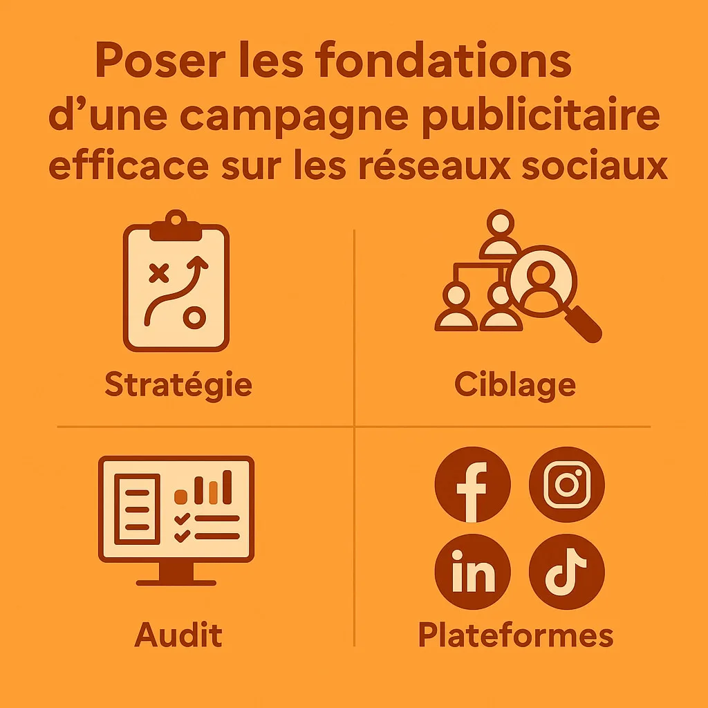 Préparation d'une campagne publicitaire sur les réseaux sociaux