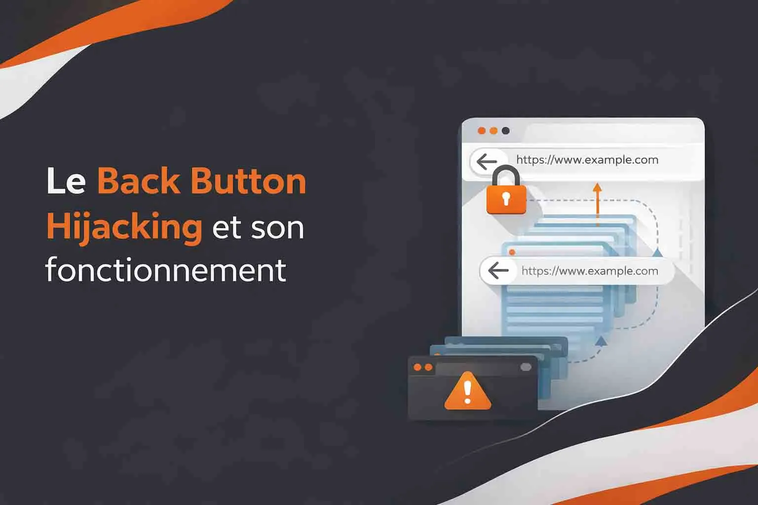 Principe du back button hijacking