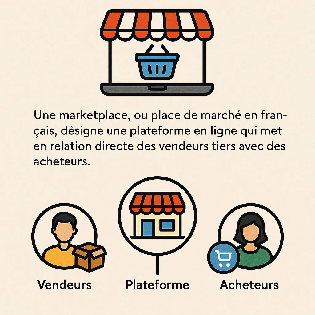 Origines et fonctionnement d'une marketplace