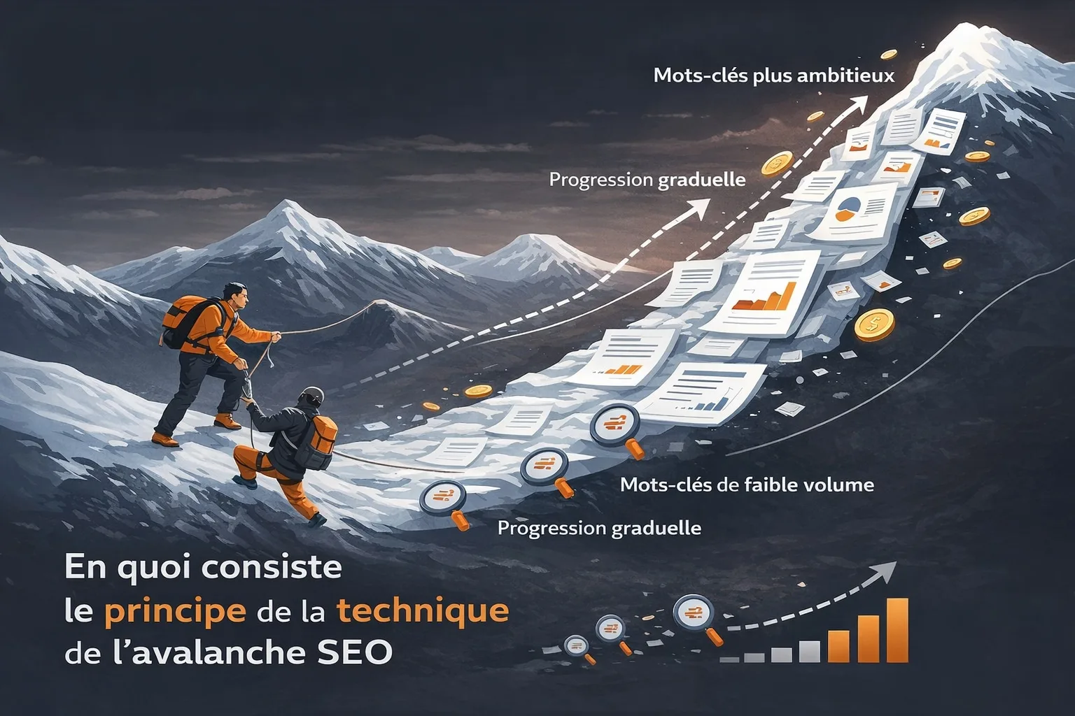 Principe de la technique de l'avalanche SEO