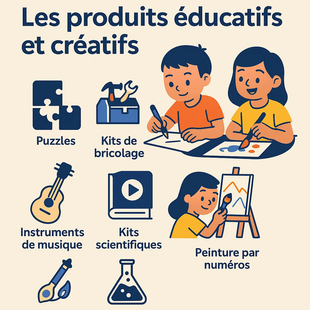 produits educatifs et creatifs e commerce