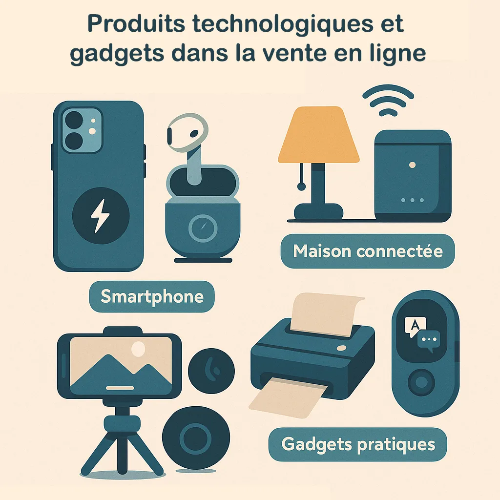 Vente en ligne de produits technologiques et de gadgets