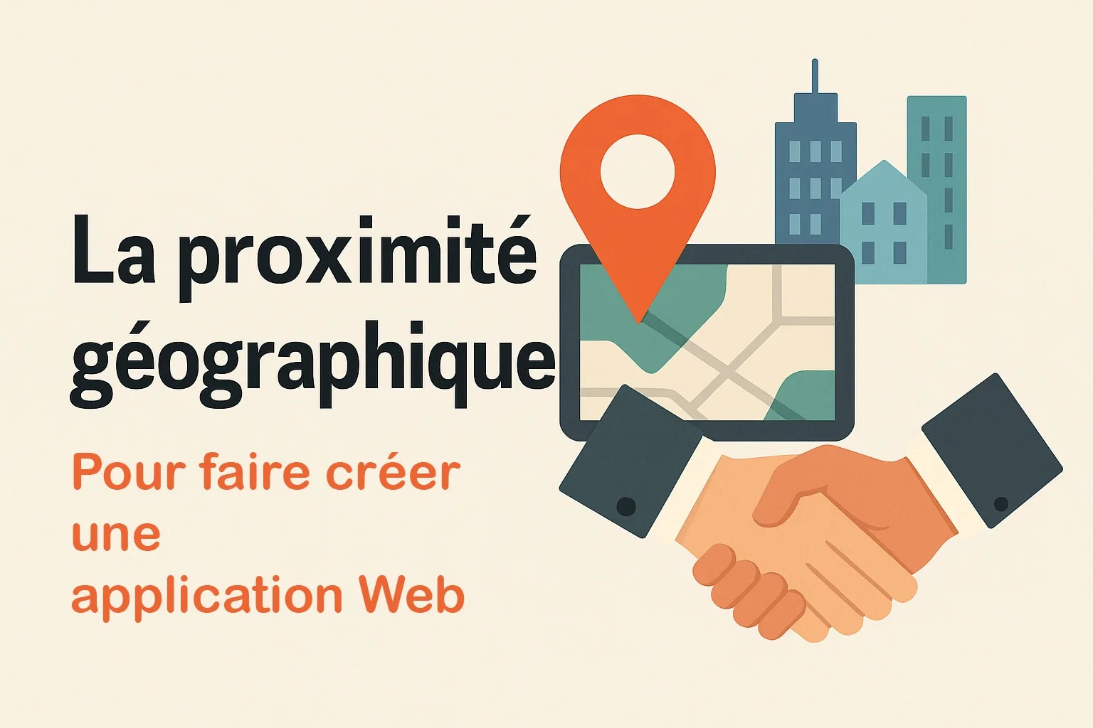 Proximité géographique du créateur d'une application web