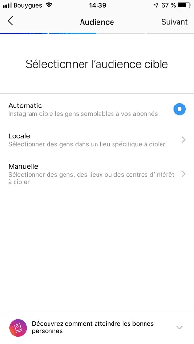 comment créer publicité instagram