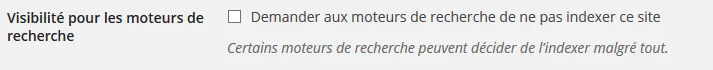 Référencer un site WordPress