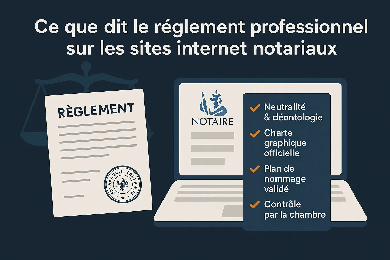 reglements professionnels sites notariaux