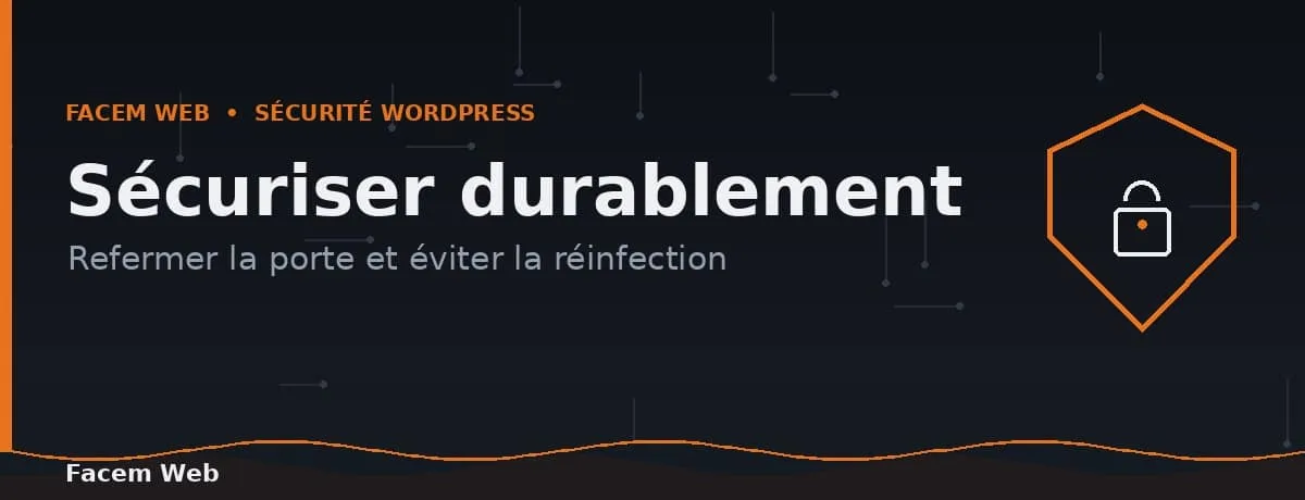 WordPress sécuriser durablement éviter réinfection porte dérobée