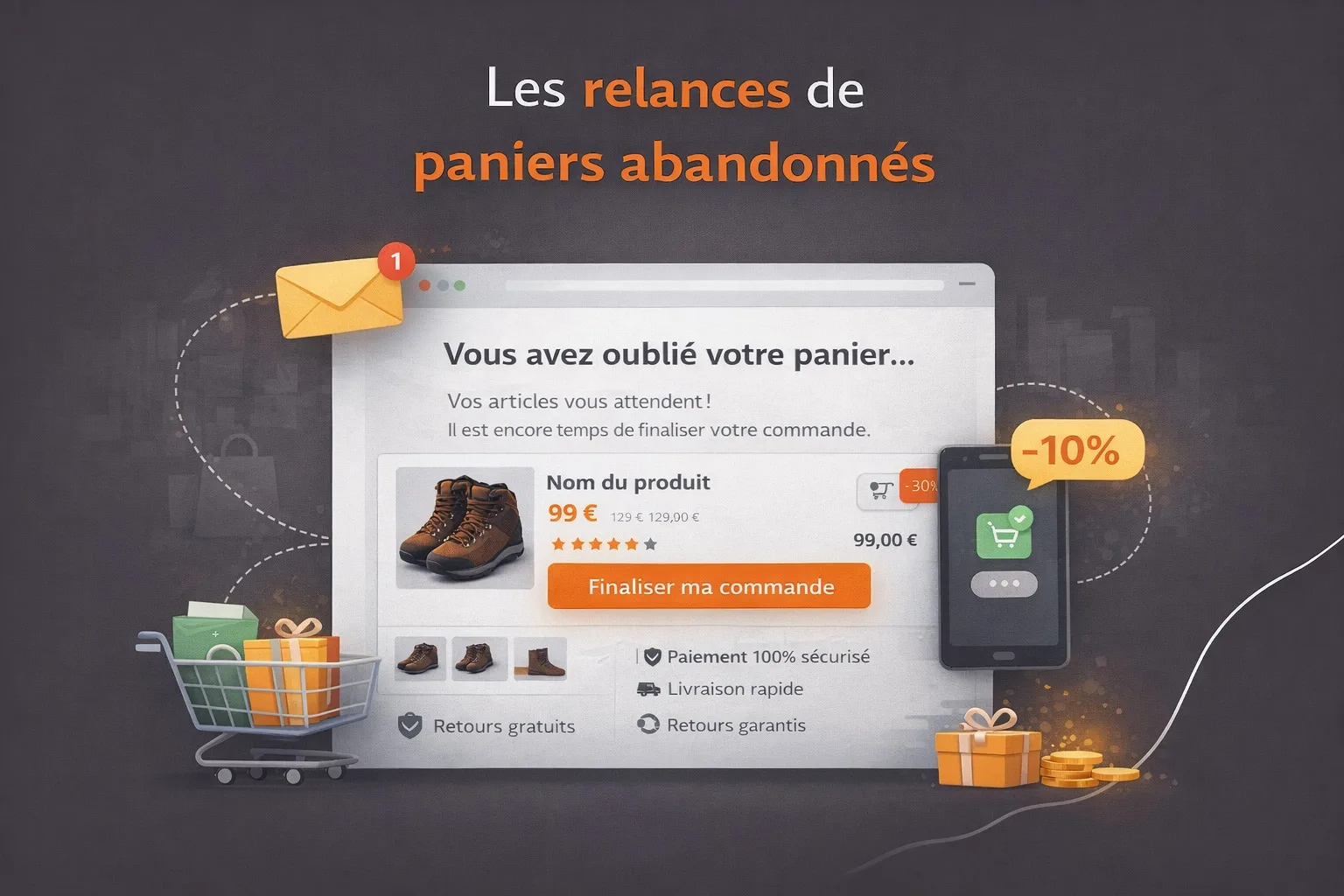 relance de panier abandonné