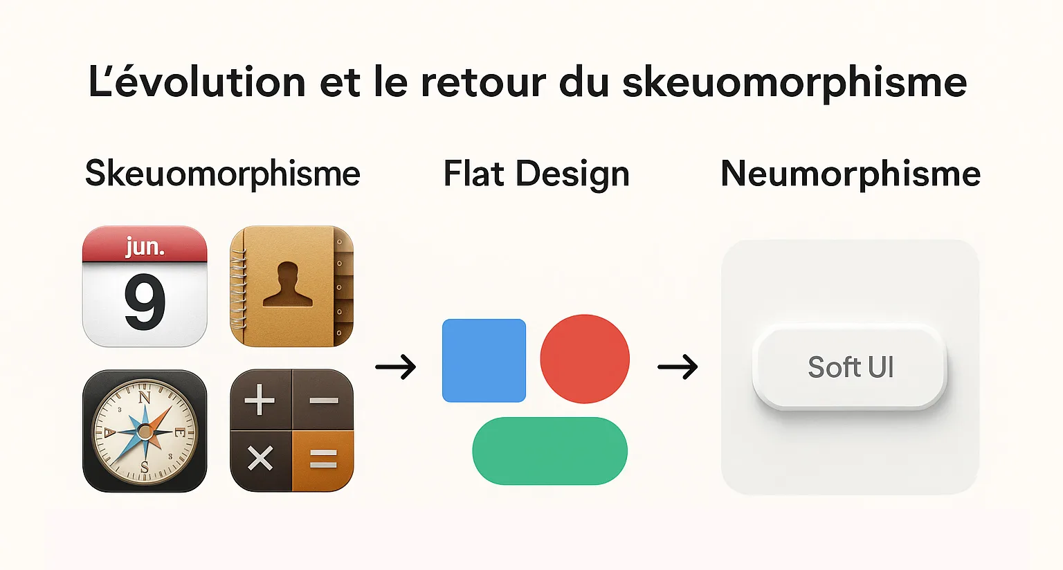 retour du skeuomorphisme