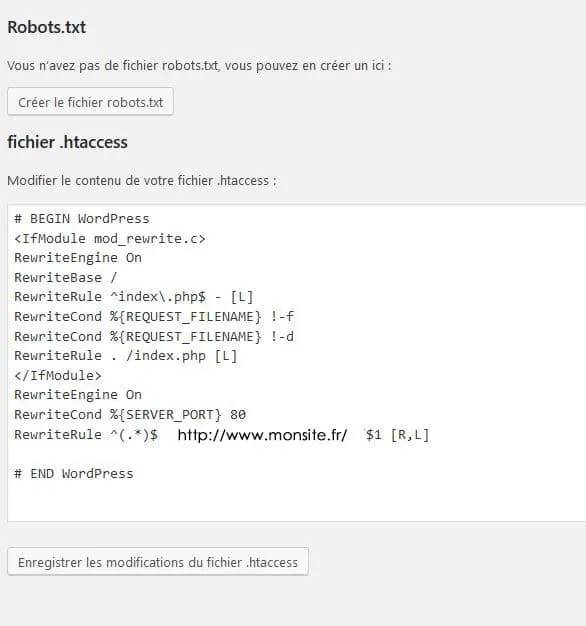 configurer robot txt