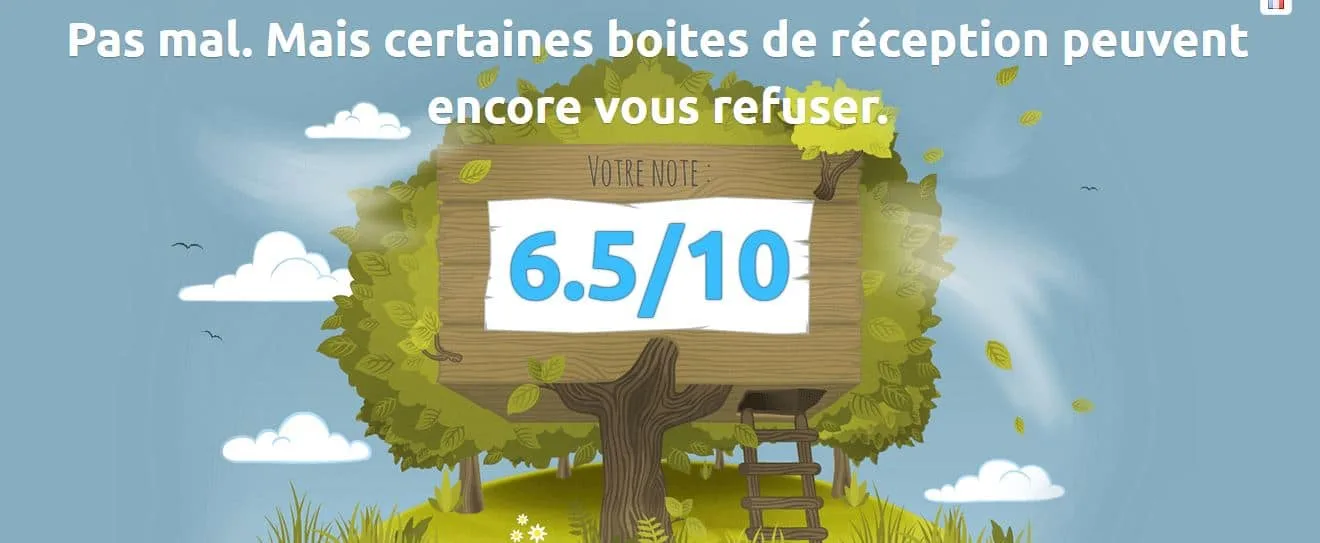score estimatif spam