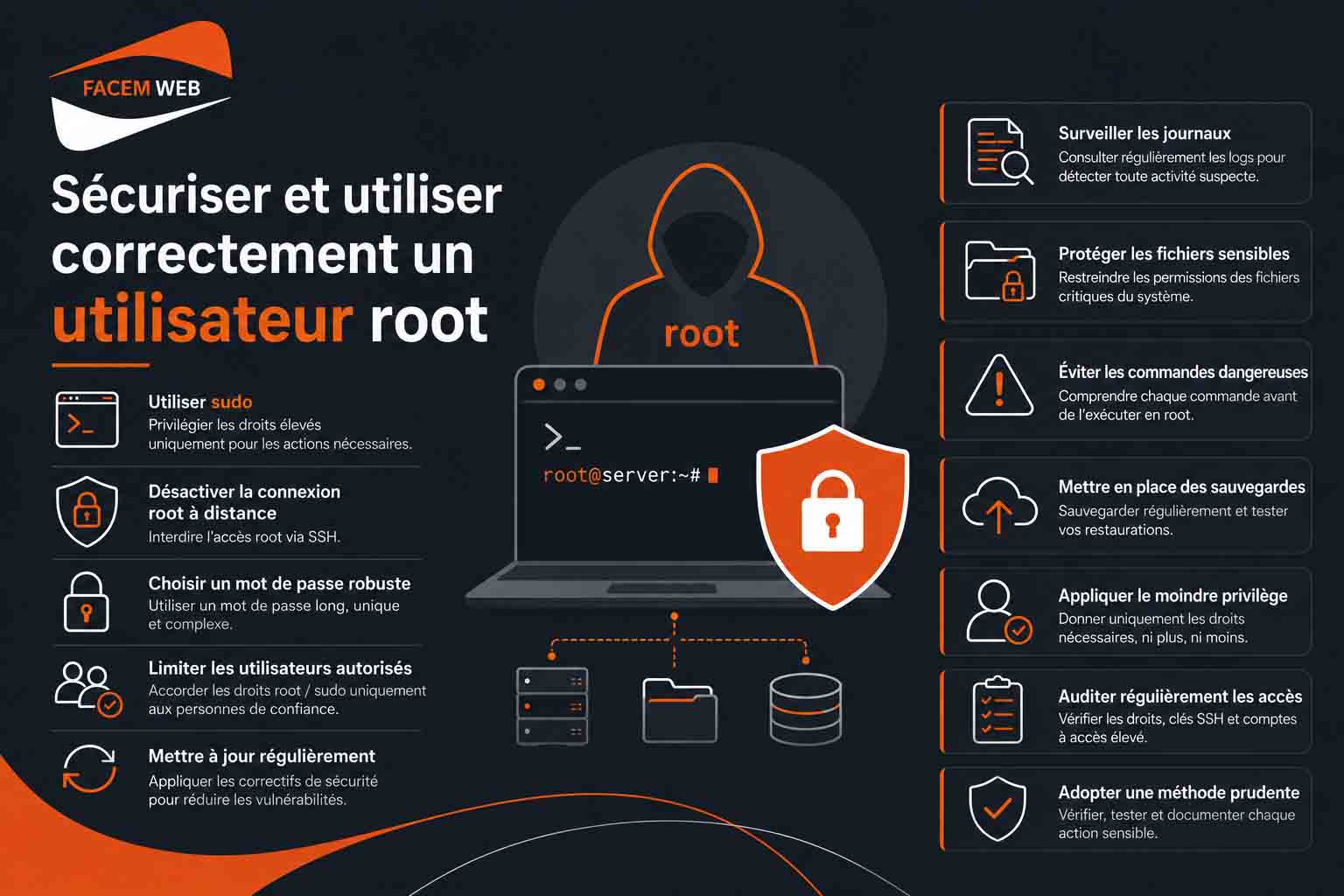 securiser utilisateur root