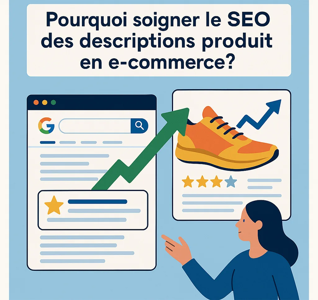 soigner description produit e commerce seo