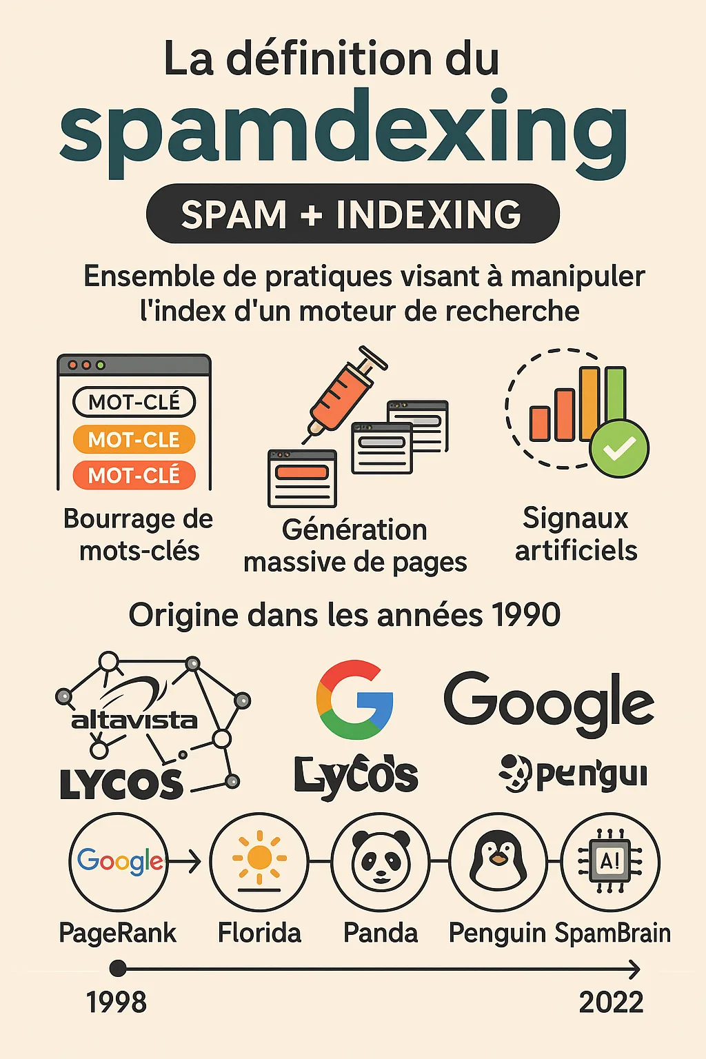 spamdexing definition histoire