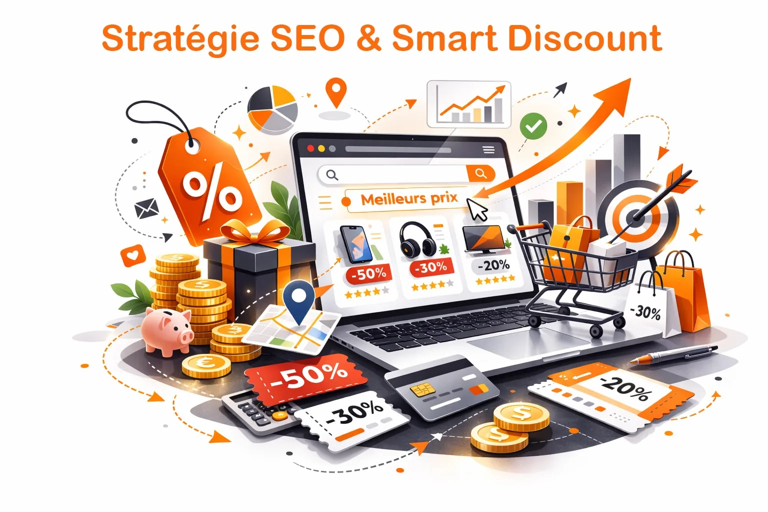 Contenu éducatif autour du bon achat et du smart discount