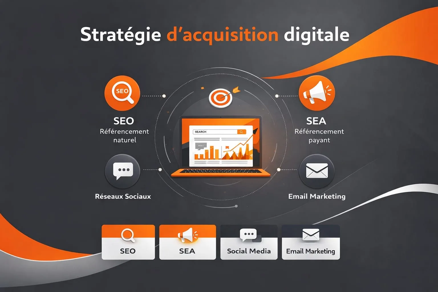 Stratégie d'acquisition digitale d'un pure player