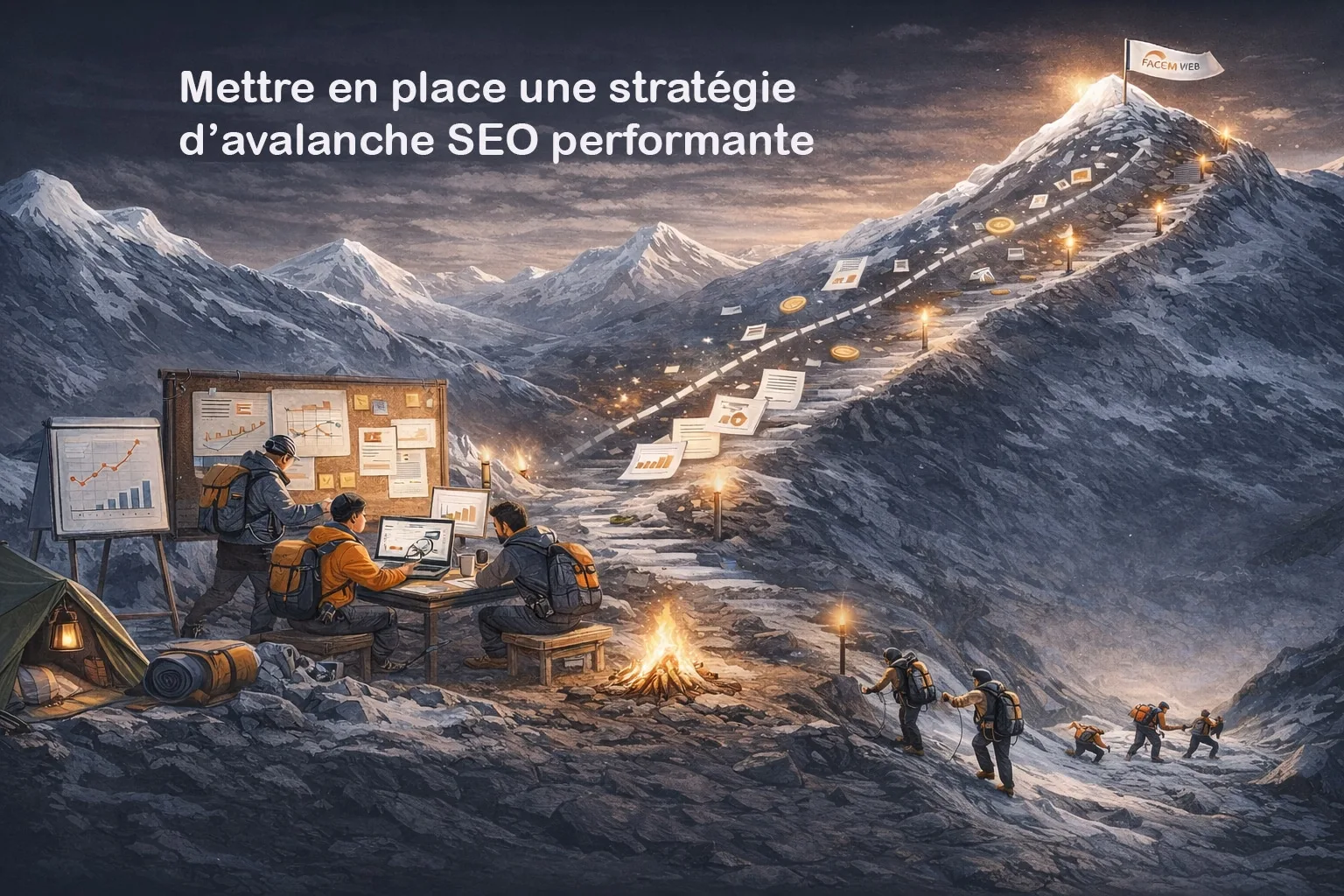 Analyse des résultats de la stratégie avalanche SEO