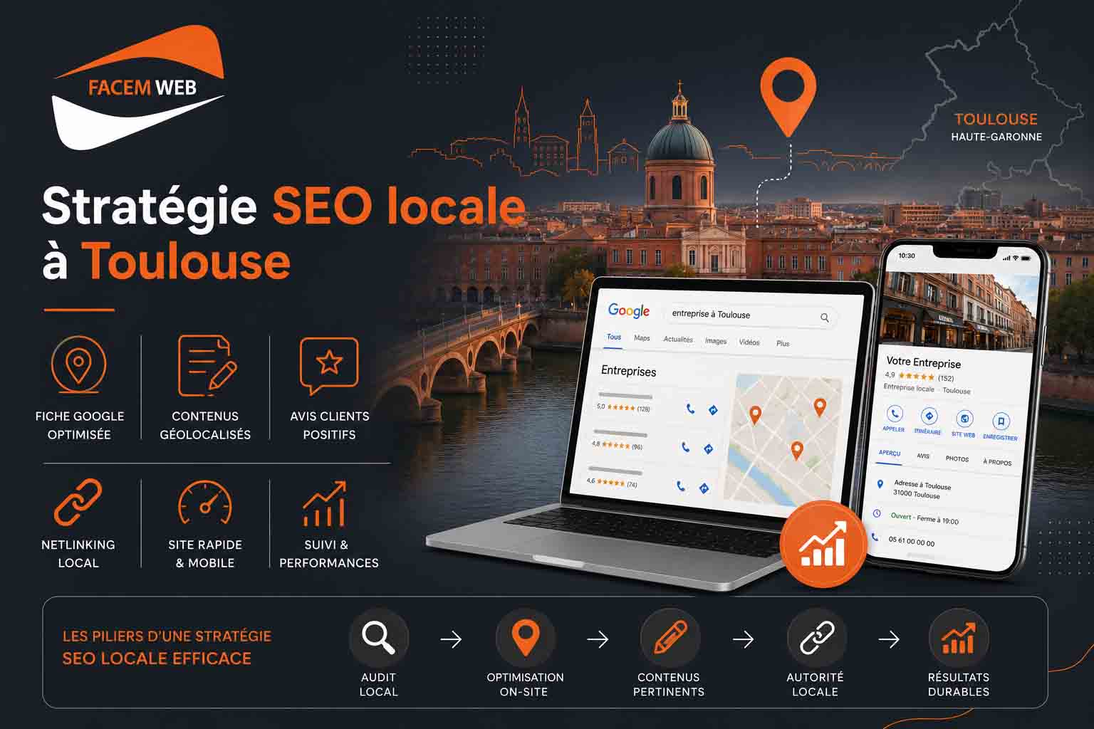 strategie seo locale toulouse haute garonne