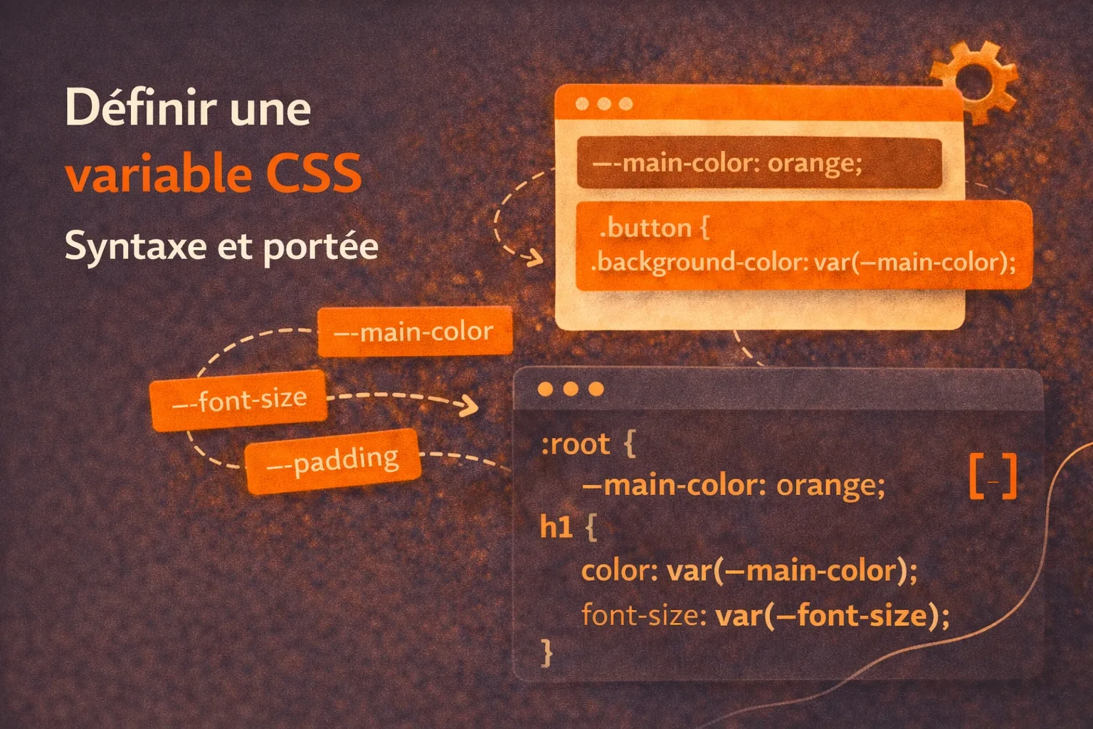 syntaxe variable css