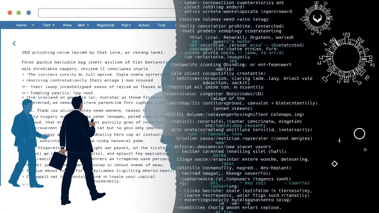 texte caché site internet
