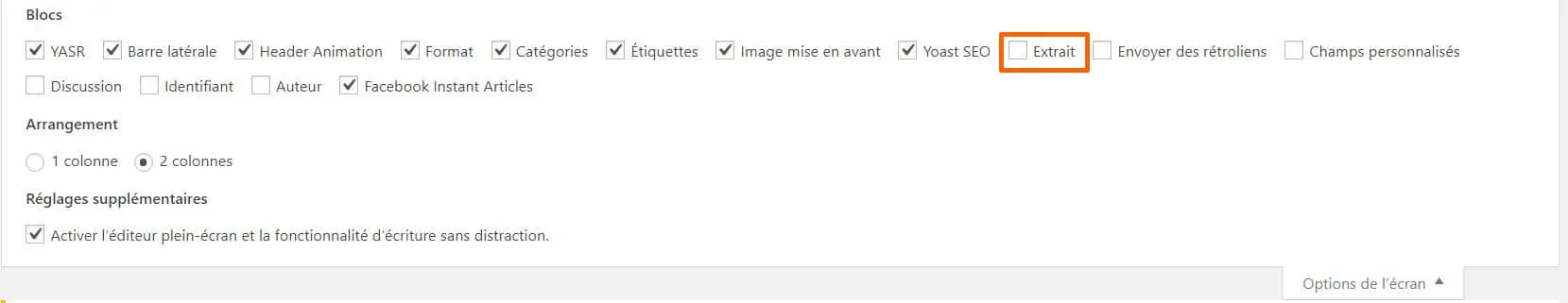 tutoriel articles extraits
