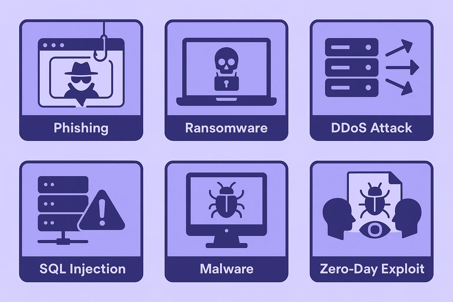 types de cyberattaques