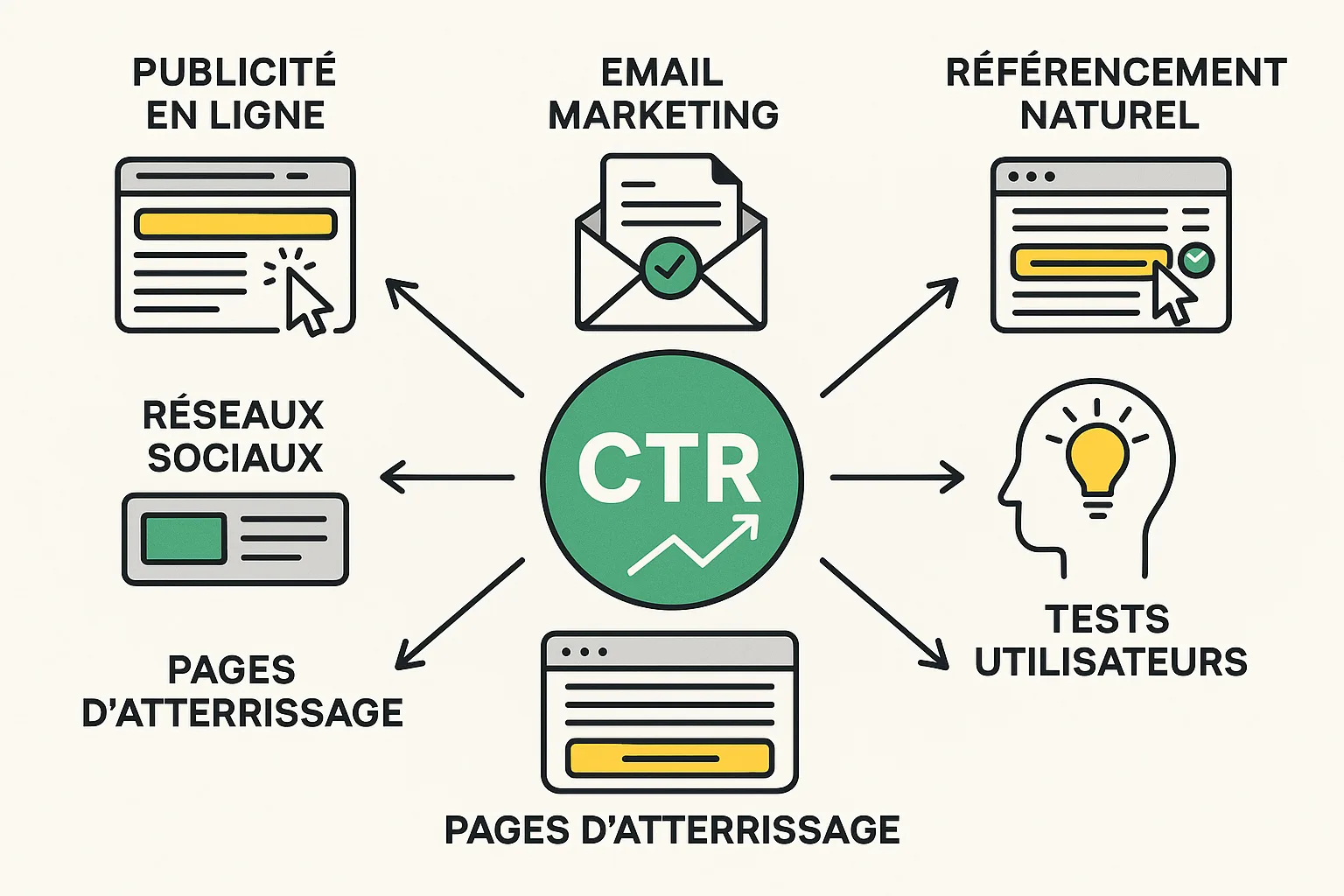 Le CTR ou taux de clic en webmarketing