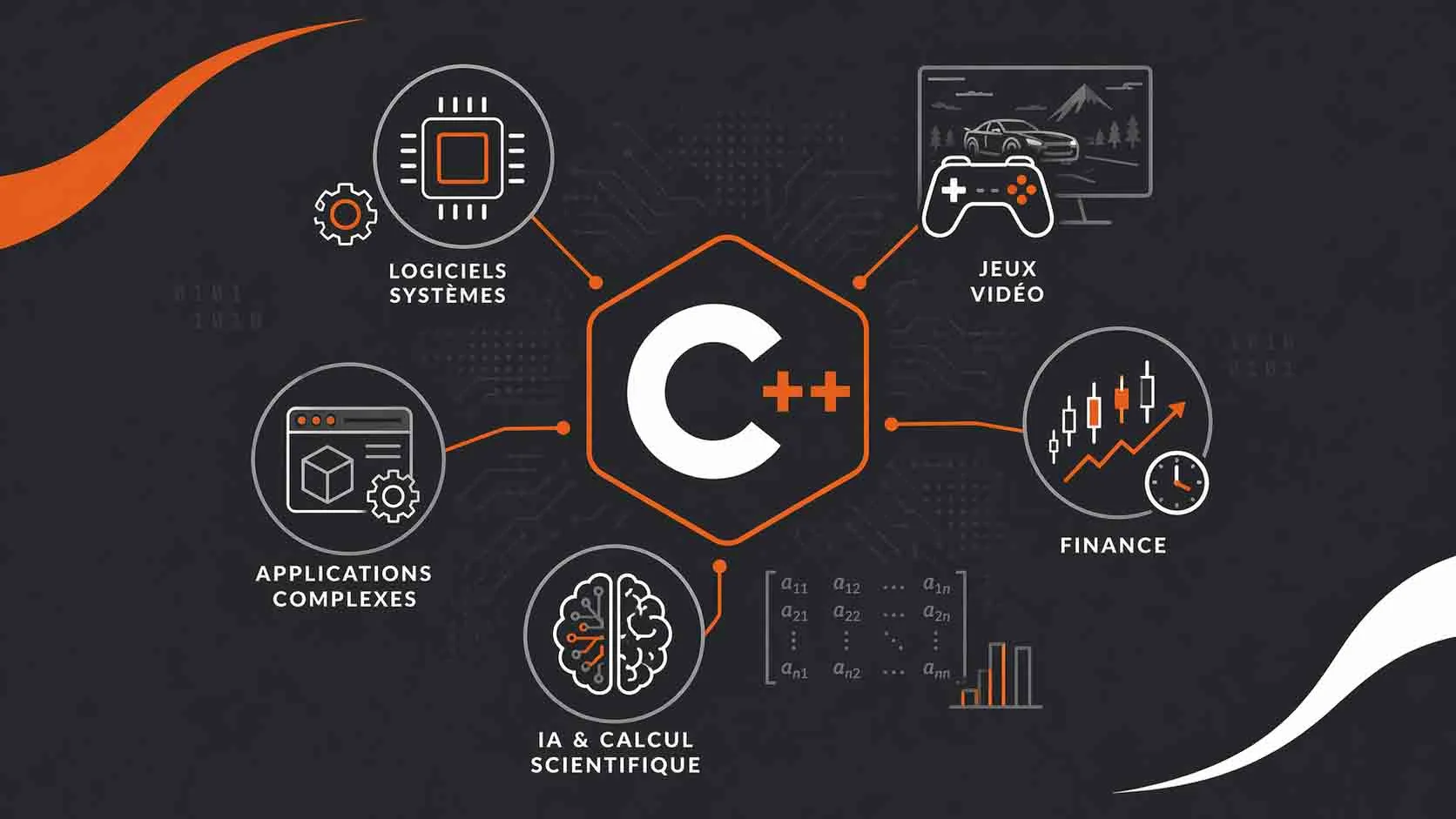 Usages du langage C++ en intelligence artificielle et calcul scientifique