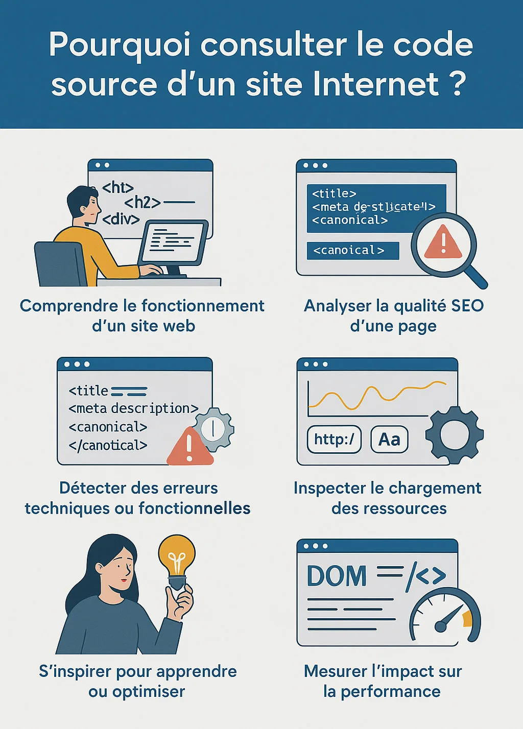 utilité de consulter code source site Web
