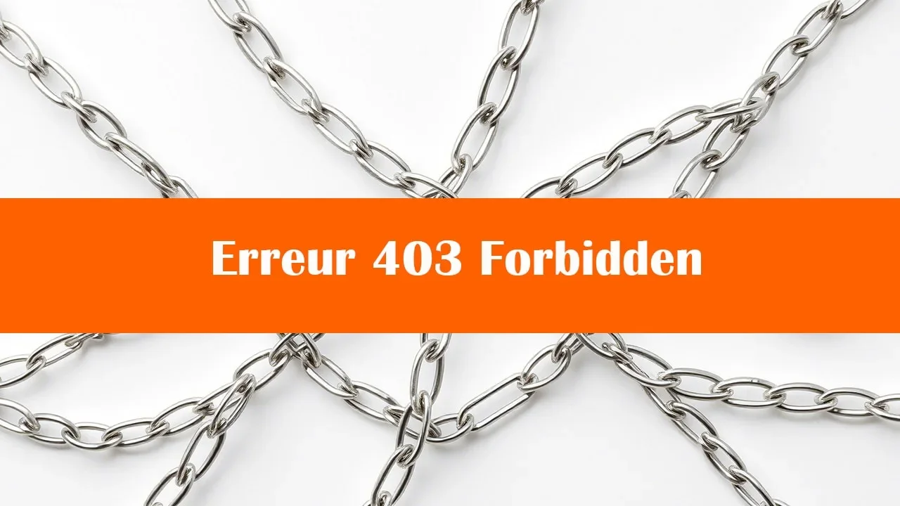 erreur 403 forbidden