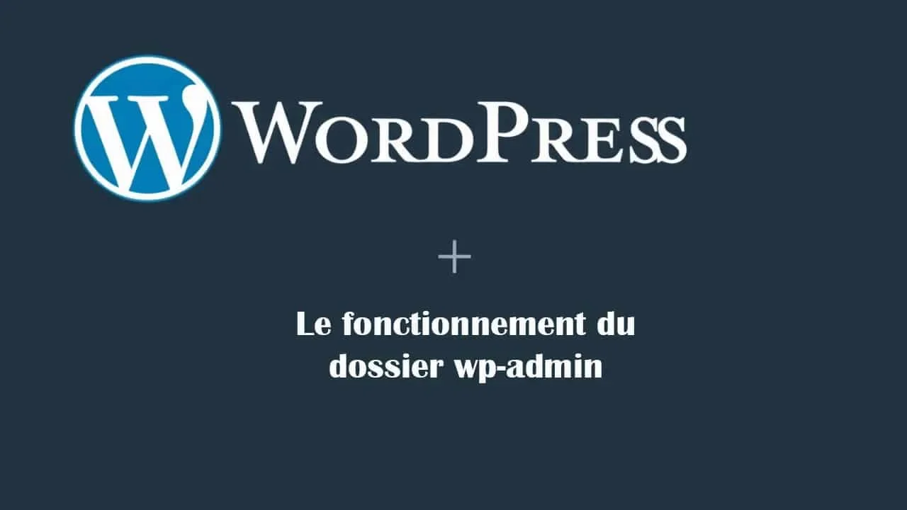 fichier wp admin