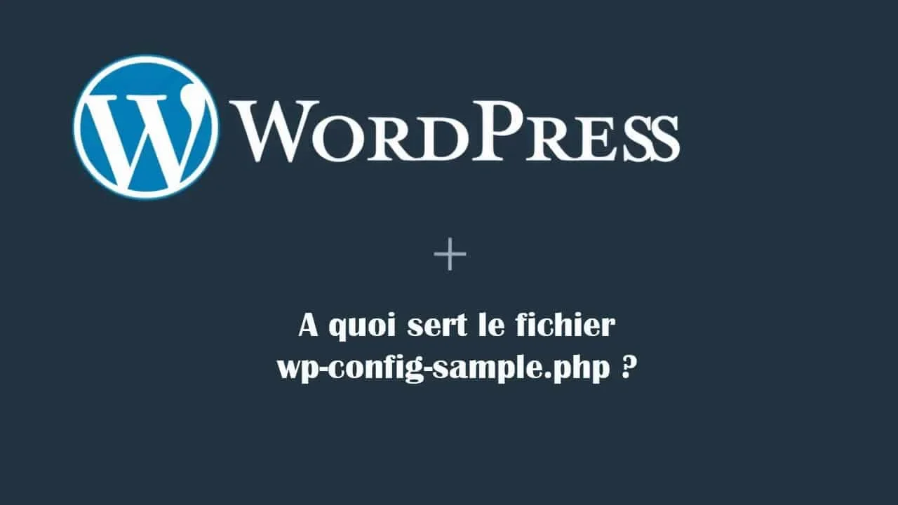 fichier wp-config-sample php