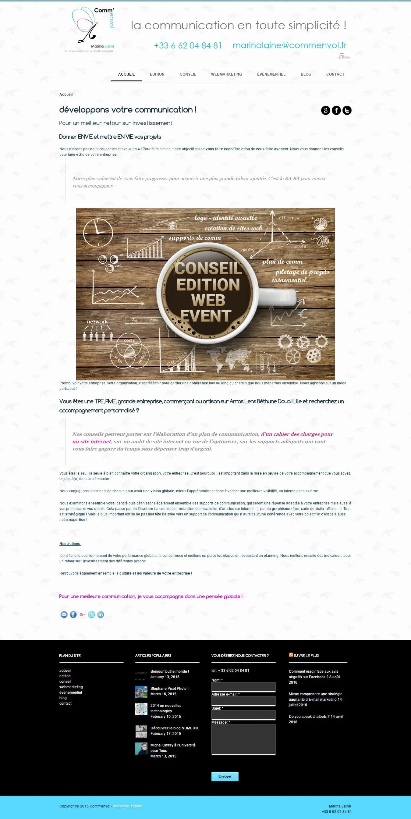 site d agence de communication