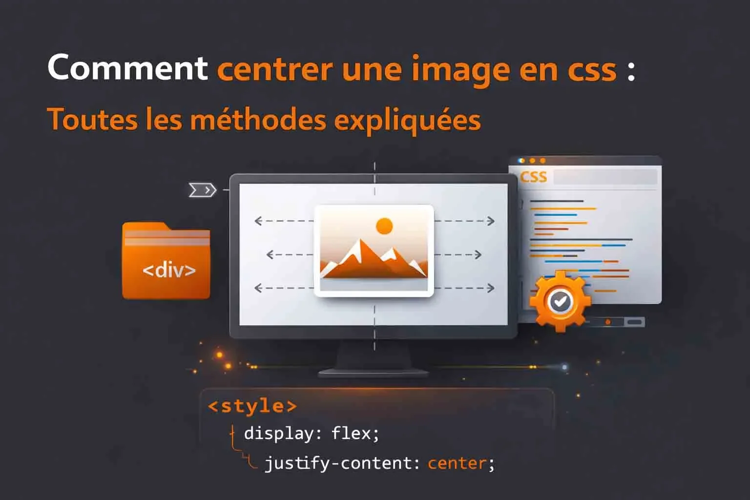 Centrer une image en CSS