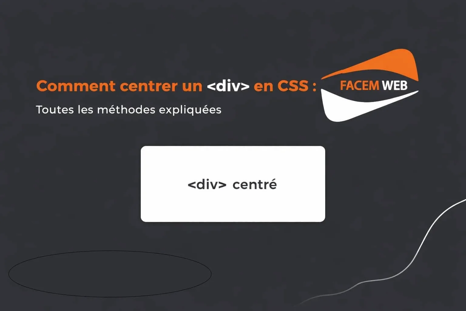centrer div css