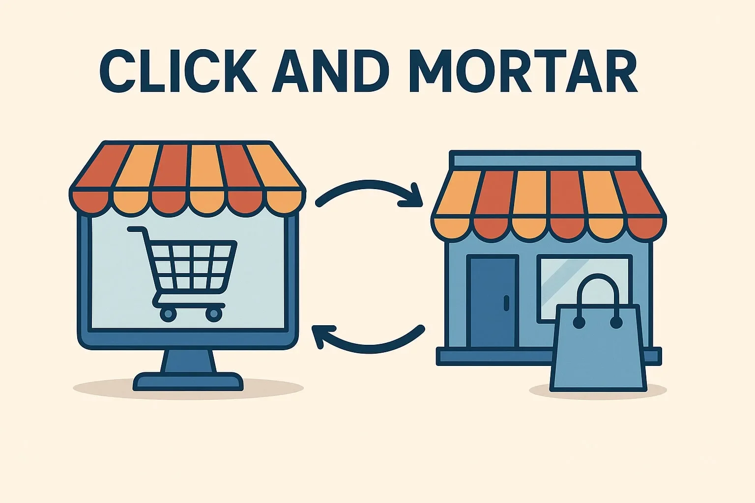click and mortar definition