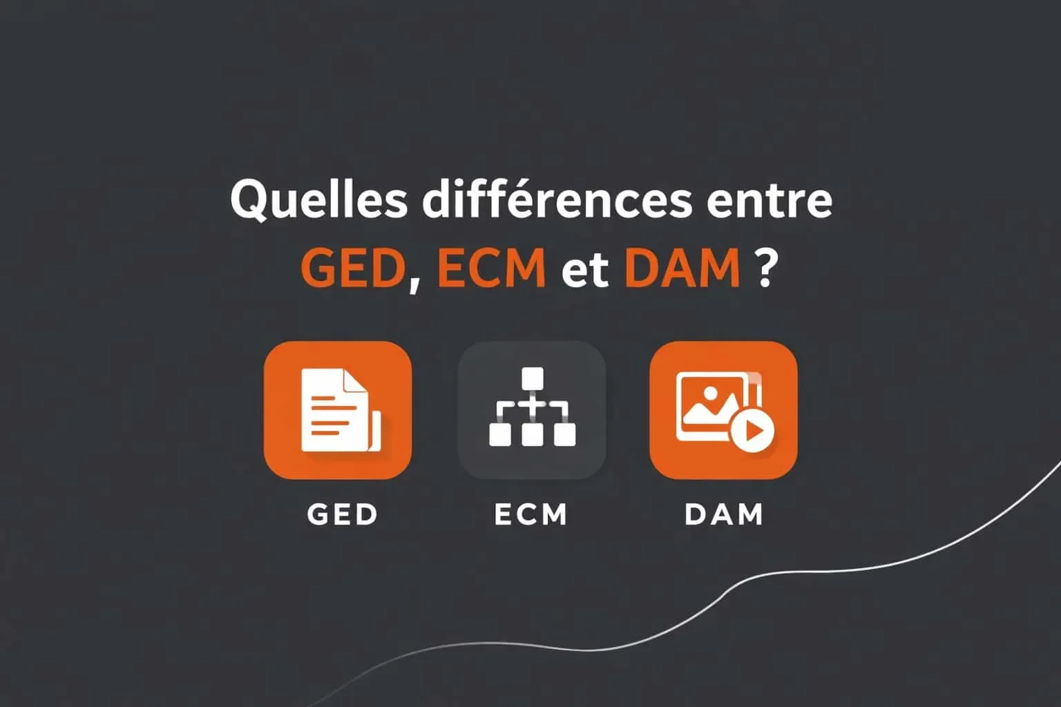 differences entre GED DAM et ECM